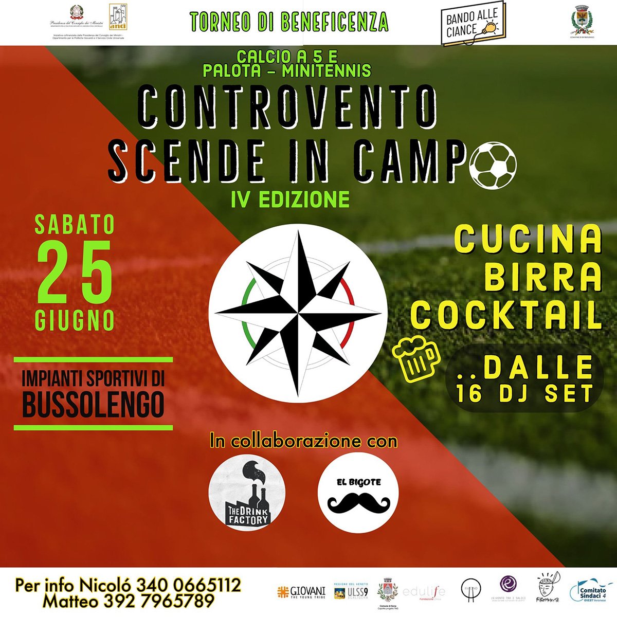 32 CONTROVENTO SCENDE IN CAMPO